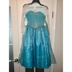 DISNEY GIRLS ELSA PRINCESS DRESS 👑❄️✨